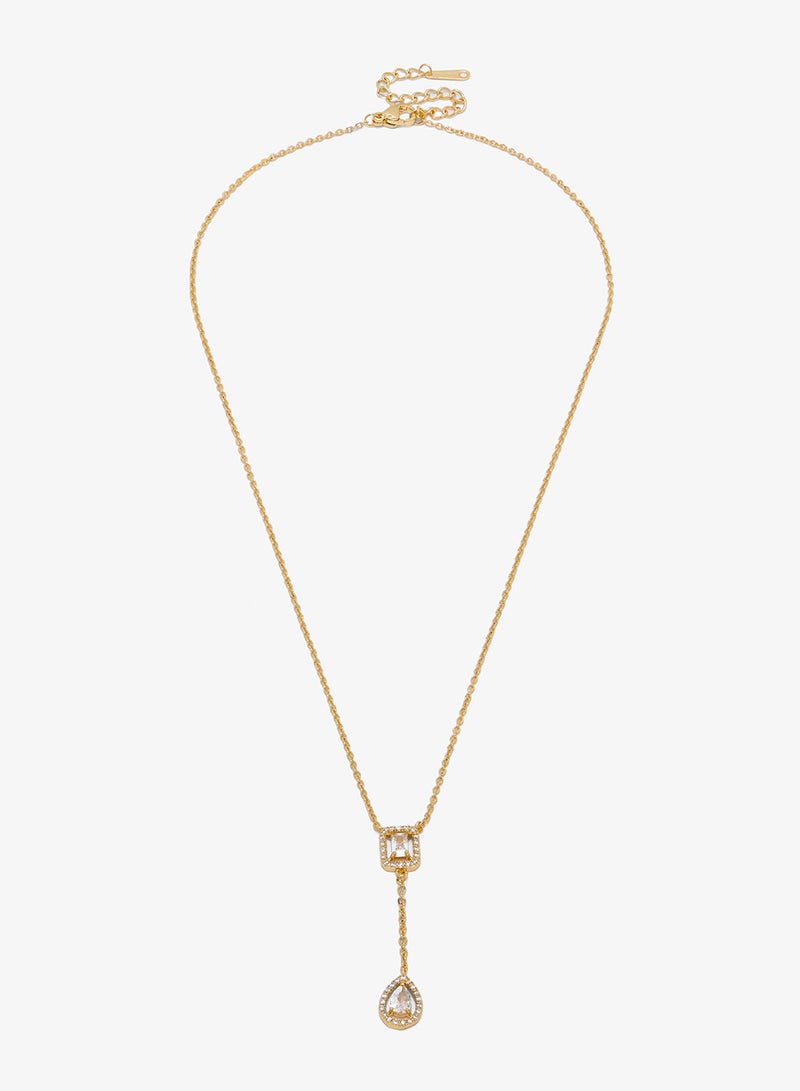 ايلا ليمتد اديشن عقد ذهبي مزين بأحجار دايمونتي - Image 1